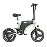 JASION JC1 Electric Bike  - Motor 250W Battery 36V5.2AH 14 Inch Wheels Mechanical Disc Brakes - Green